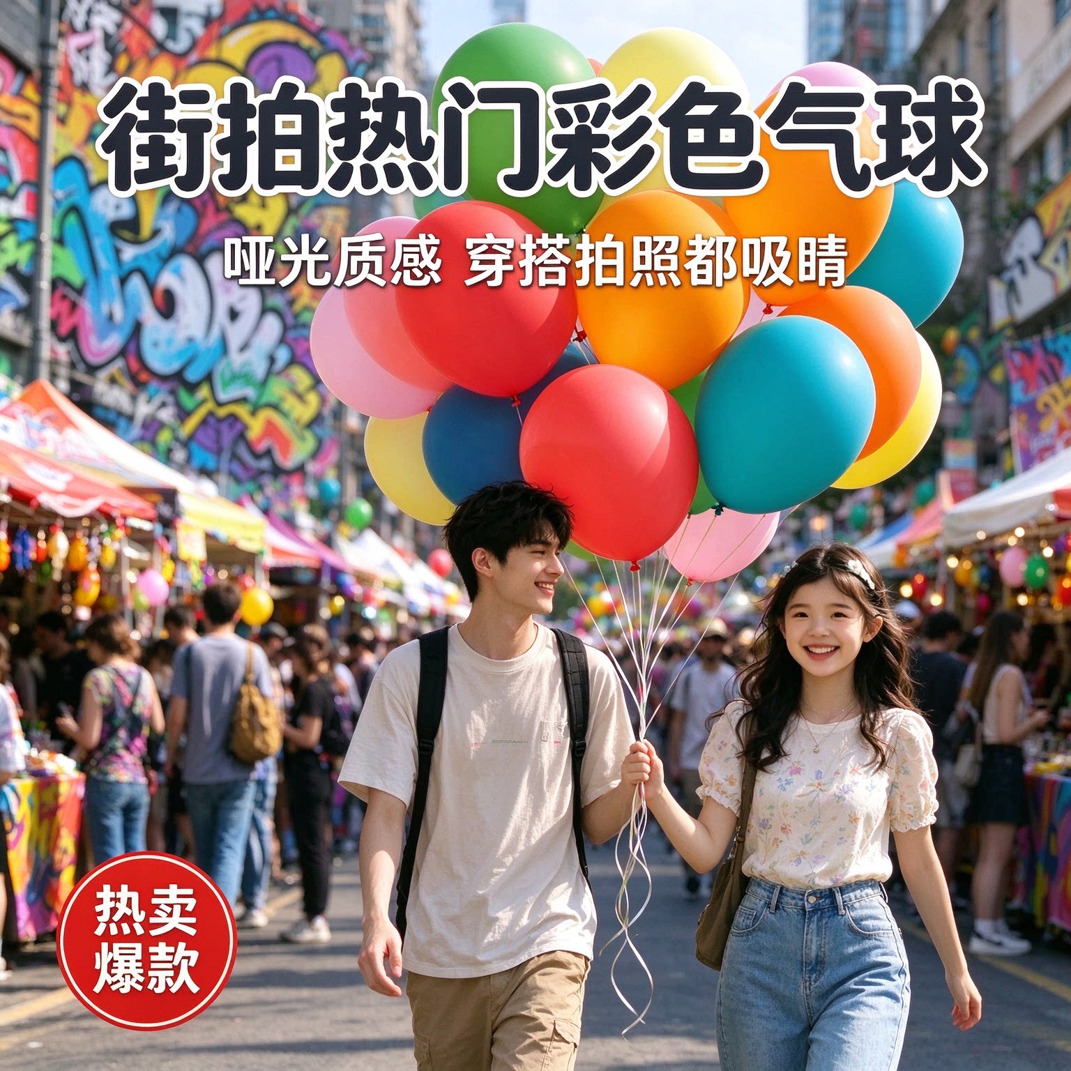 多巴胺色系哑光气球婚房订婚布置儿童生日派对网红打卡装饰气球