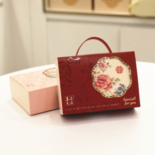 2025新款婚宴喜糖沾沾喜气礼盒成品批发糖果伴手礼结婚桌糖放烟大