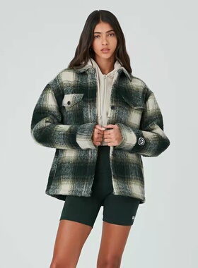 现货 KITH Women Fawn II Shacket 女款法兰绒羊羔毛夹克外套