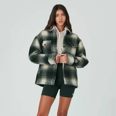 现货 KITH Women Fawn II Shacket 女款法兰绒羊羔毛夹克外套