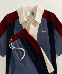 Micro Turbo Cord Shirt Short Woodpoint KITH