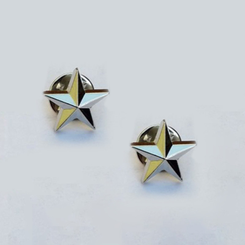 军迷美国1星准将常服礼服领花领徽领章金属徽章胸标胸章胸徽军衔