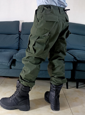 户外军迷多兜宽松休闲裤美军BDU战术作训长裤男春秋季大码工装裤