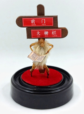 北京毛猴材料包胡同街道社区手工DIY学习读书活动牌子可换非遗