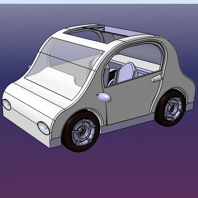 小型电动汽车轮毂电机及转向系统设计含CATIA、SW三维及8张CAD图