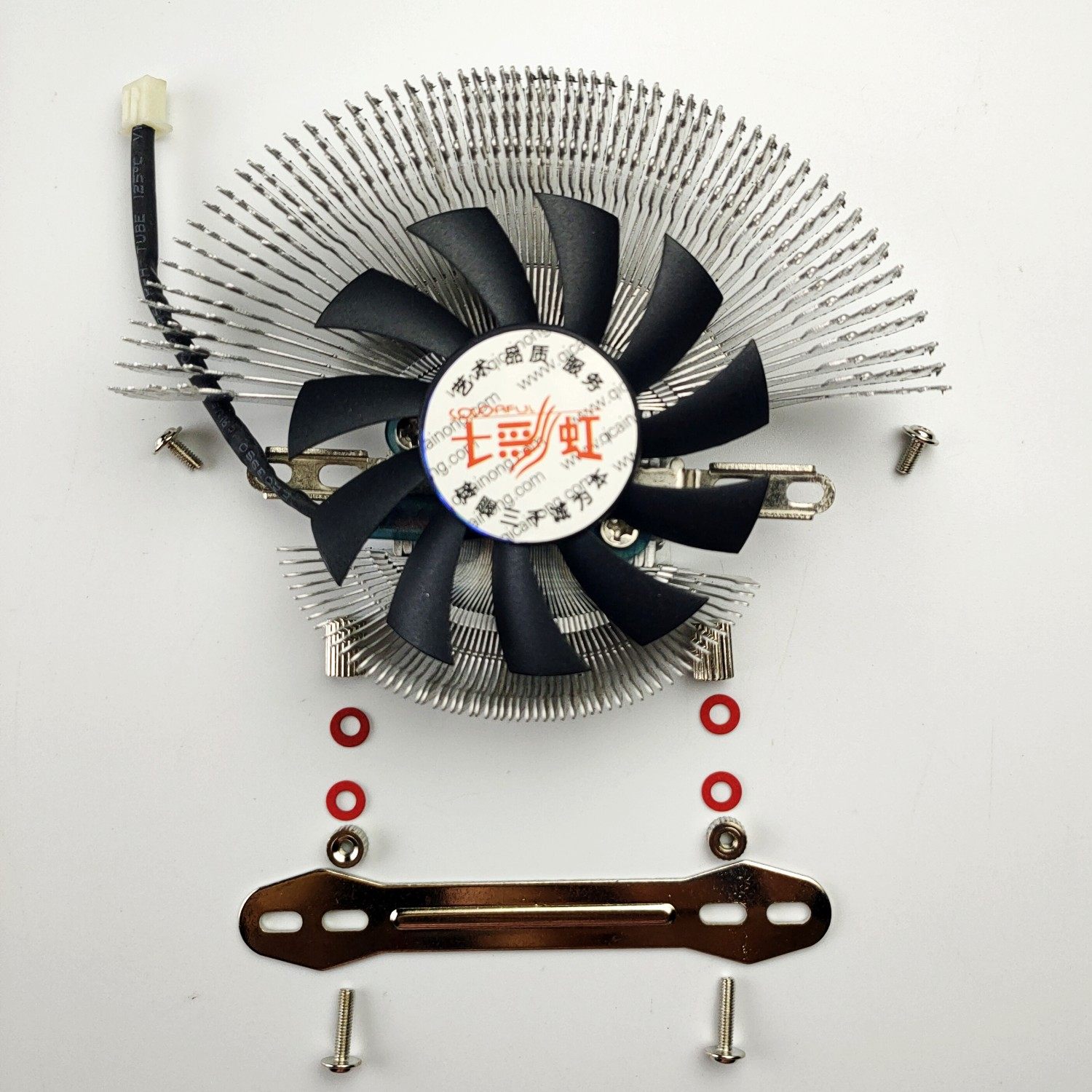 全新七彩虹影驰多孔距9600GT 8600GT 9400GT 显卡散热器显卡风扇