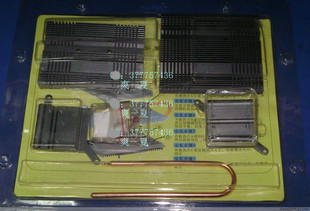 8500显卡散热器 费 8厘米孔位热导管 7300 6600 大散热片 免邮 零噪音