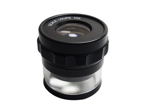 皇冠日本进口光学镜片10倍圆筒带刻度放大镜SCALE LOUPE 1002-10X - 封面