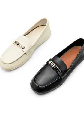 【张琪JIEJI专属】牛皮乐福鞋26007