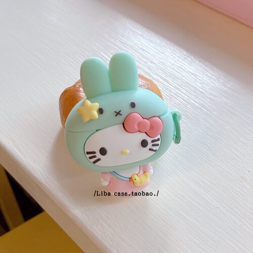 卡通可爱兔子猫咪Airpods耳机壳