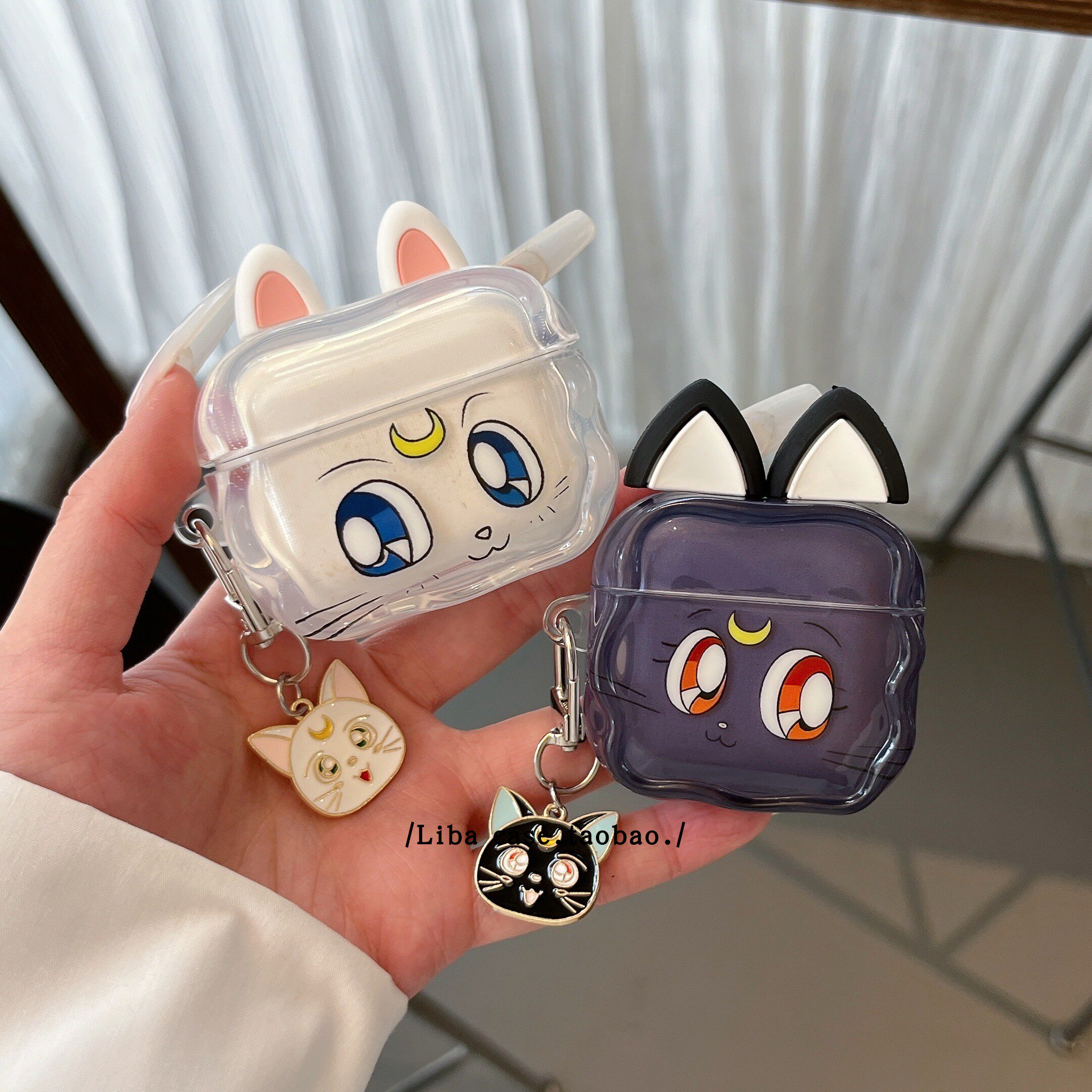 ins美少女露娜猫适用苹果耳机保护套airpods4无线蓝牙耳机