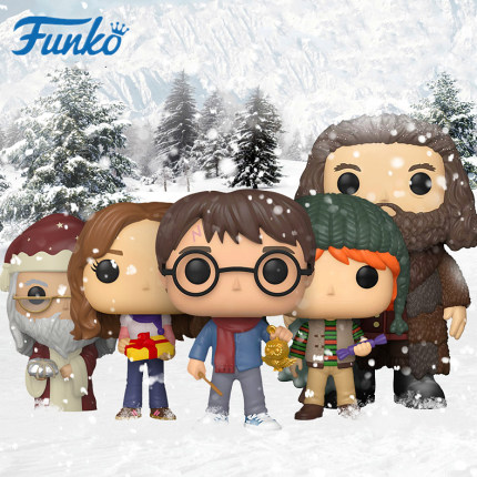 FUNKO哈利波特POP公仔赫敏罗恩海格手办潮玩圣诞礼物模型玩具正版