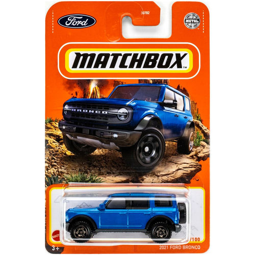 MATCHBOX火柴盒城市英雄小车福特烈马模型玩具车2021 FORD BRONCO