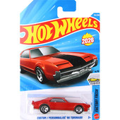 风火轮火辣小跑车合金仿真汽车模型托罗纳多收藏玩具车2026款 26E