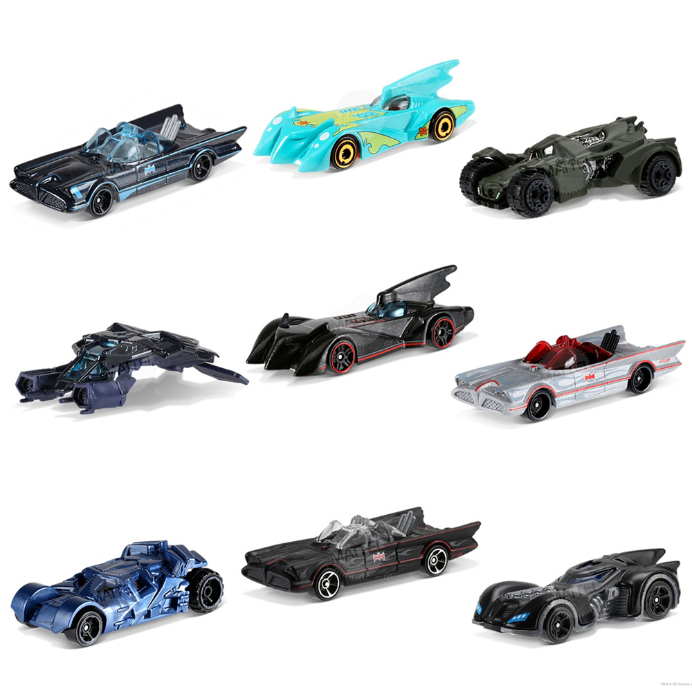风火轮火辣小跑车模型玩具合金男孩儿童 蝙蝠侠飞机黑暗骑士战车