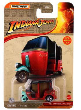 MATCHBOX火柴盒合金小车模型玩具印第安纳琼斯三轮嘟嘟车Tuk Tuk