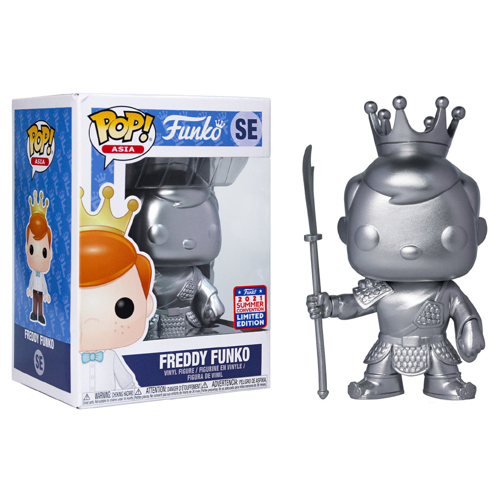 FUNKO FREDDY-关羽POP公仔 2021上海夏日展会限定镀铬款GUAN YU