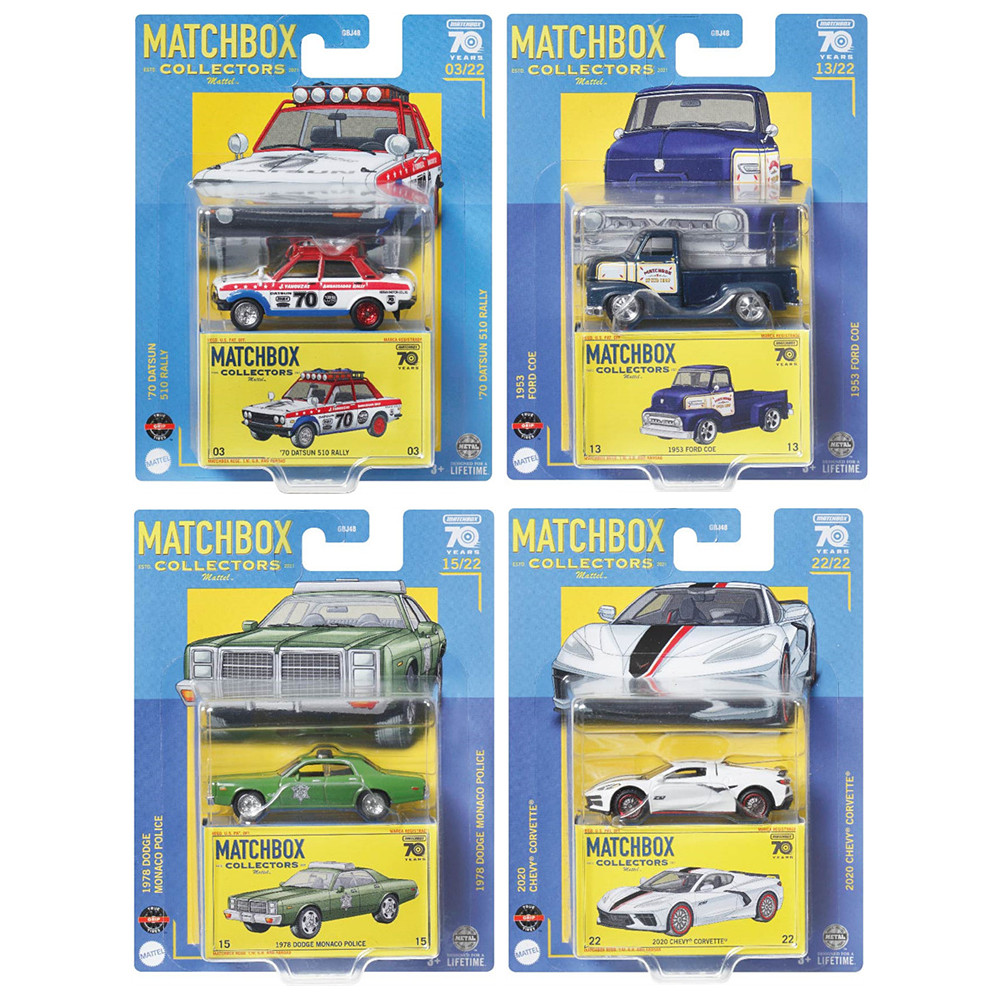 MATCHBOX火柴盒70周年小车模型合金儿童玩具经典珍藏系列急速奔驰-封面