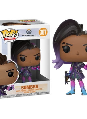 FUNKO游戏守望先锋黑影POP公仔手办模型摆件OVERWATCH SOMBRA 307