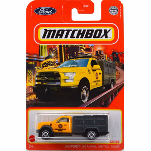 MATCHBOX火柴盒城市英雄小车模型玩具合金 10福特动物控制卡车21V