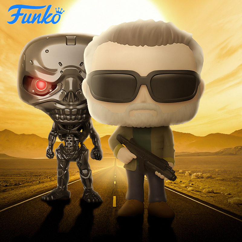 funko终结者黑暗命运pop公仔模型斯瓦辛格手办桌面摆件机器人t800