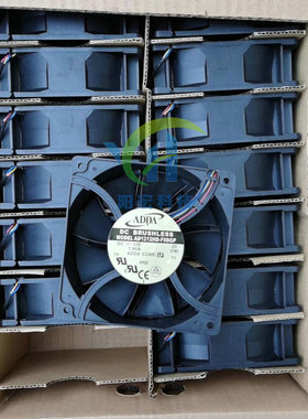【ADDA正品散热风扇】AD1212HB-F9BGP 120*120*38 12V 1.95A