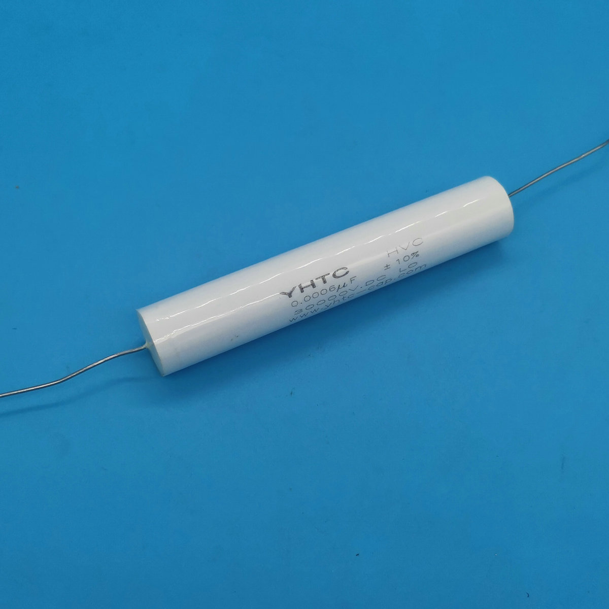 【高压无感聚丙烯电容】0.0006UF/600Pf/30000V/30KV D17.5*L100