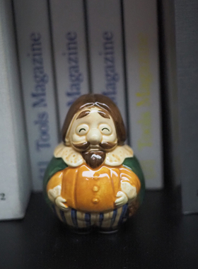 国王陶瓷摇铃摆件福铃装饰摆件