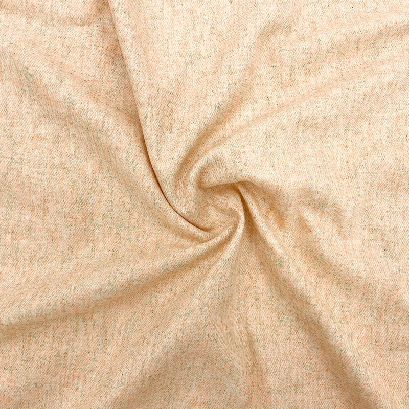 布艺岛 橙黄色雾面微皱肌理感金纺羊毛面料 汉服古装长裙布料a