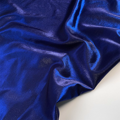 布艺岛琉璃丝麻宝石蓝旗袍布料
