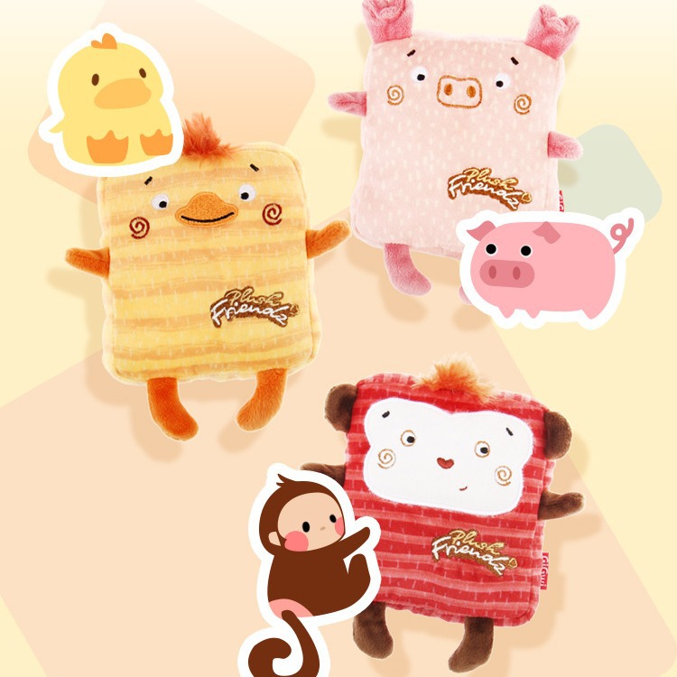 GiGwi贵为方块系列猪狗玩具解闷自嗨神器发声宠物伴侣毛绒叫磨牙