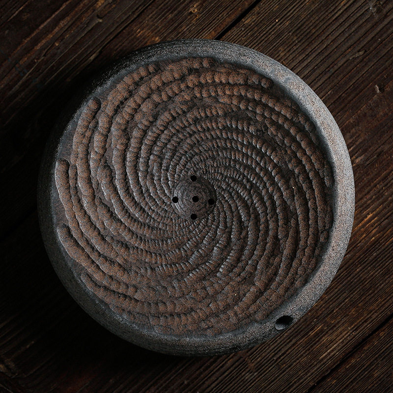 手工粗陶 跳刀壶承 日式蓄水储水壶承壶垫干泡盘茶台茶托 功夫茶