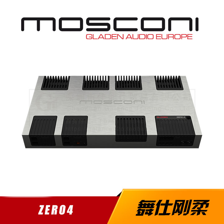 MOSCONI意大利舞仕刚柔ZERO4汽车功放车载功放AB类功放4路功放