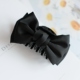 韩国发饰头饰发夹顶夹大蝴蝶结发抓气质盘发大号鲨鱼夹抓夹黑色