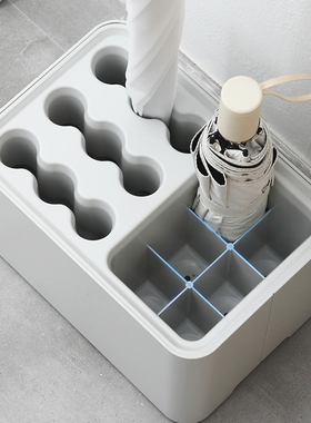 家用雨伞架商用办公室门口大堂放雨伞收纳架短伞置地入户沥水雨伞