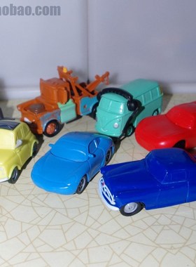 Yujin Disney/Pixar 迪士尼动画汽车总动员 拼装卡通汽车模型玩具