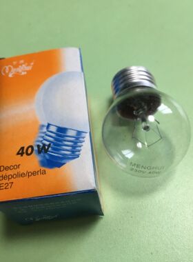 “梦辉”牌球形球泡 40W E27 明 货号：003720