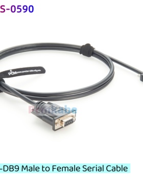 micro DB9公转母RS232串口线兼容Molex 83421-9037工业相机触发线