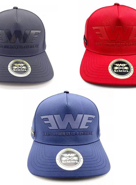 EWE SIMMS 联名 新款钓鱼帽男士防晒帽垂钓透气鸭嘴帽路亚钓鱼帽