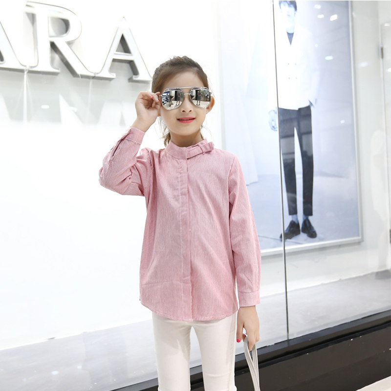 Chemise fille à manche longue - Ref 2085404 Image 4