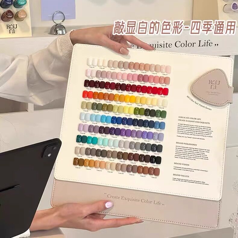 Translucent gel polish set: 168, 80, and 40 color kits - Product image 4