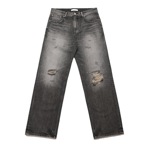 Selfness日产面料Riri拉链牛仔裤