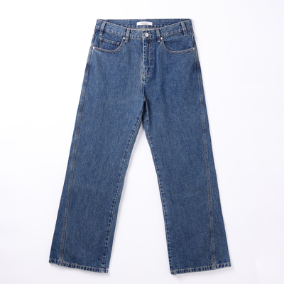 SELFNESS日产面料复古靛蓝牛仔裤