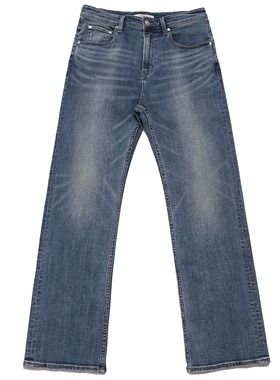 SELFNESS 25SS VINTAGE SKINNY水洗做旧修身男士弹力牛仔裤长裤