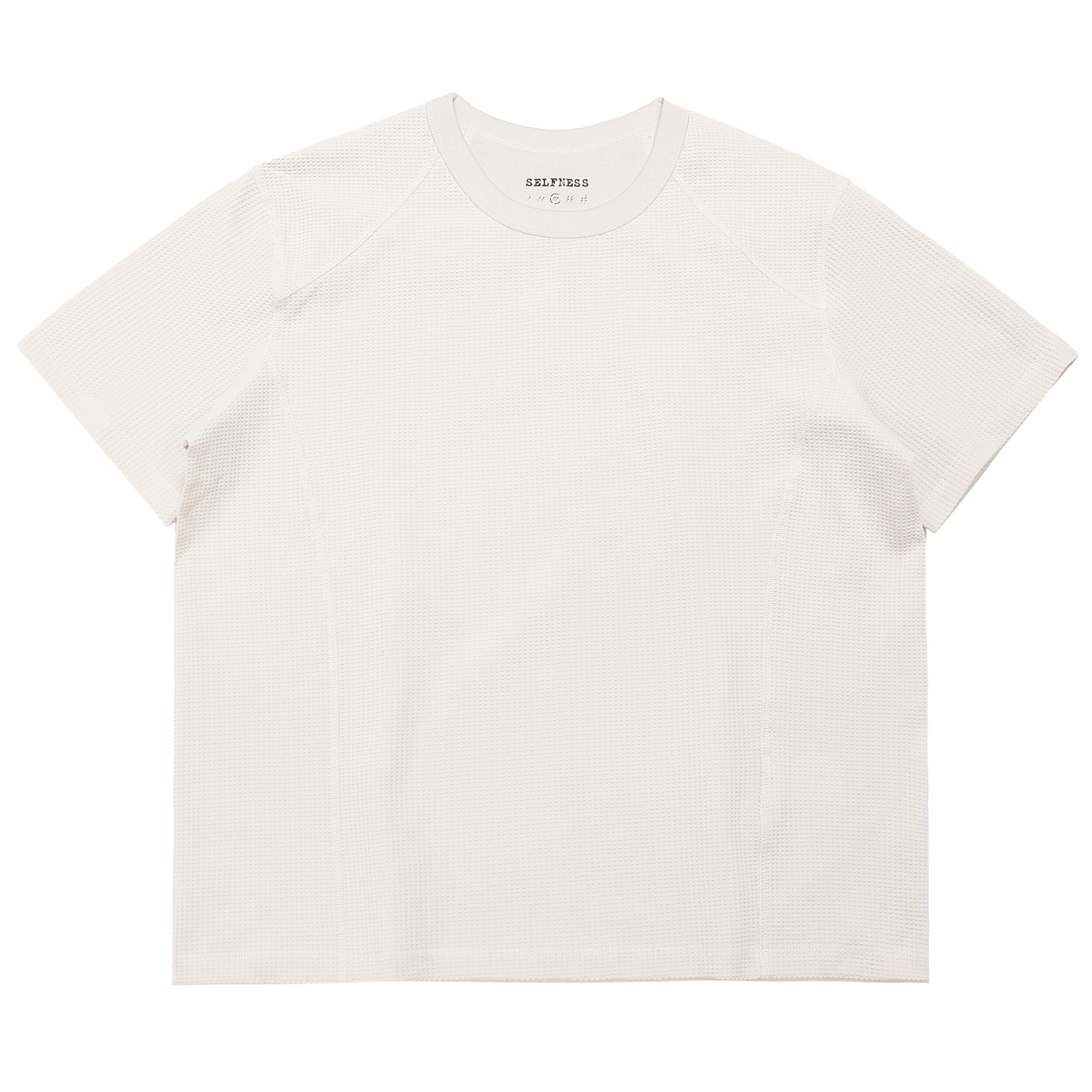 SELFNESS SOLOTEX华夫格高弹速干圆领宽松短袖T恤Tee3色