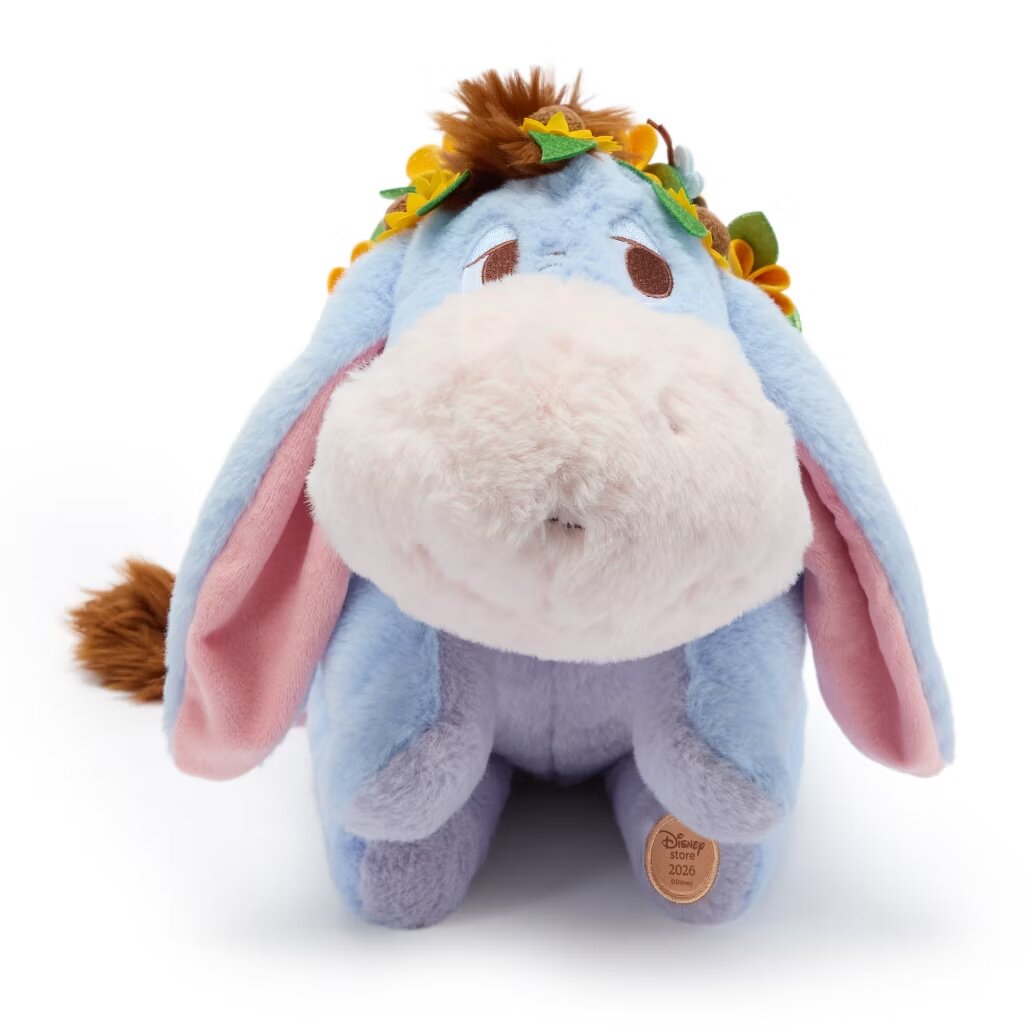 国内现货秒!07.30 Disney 迪士尼 Eeyore Summer 花卉屹耳驴玩偶
