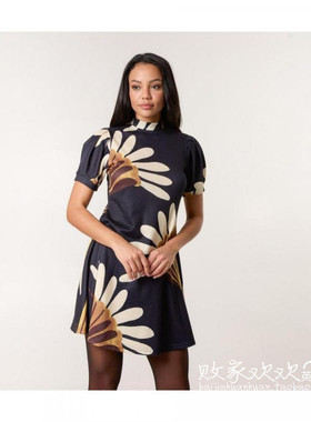 英国代购正品08.16 2025潮流导向 女装新款 时尚花朵迷人连衣裙