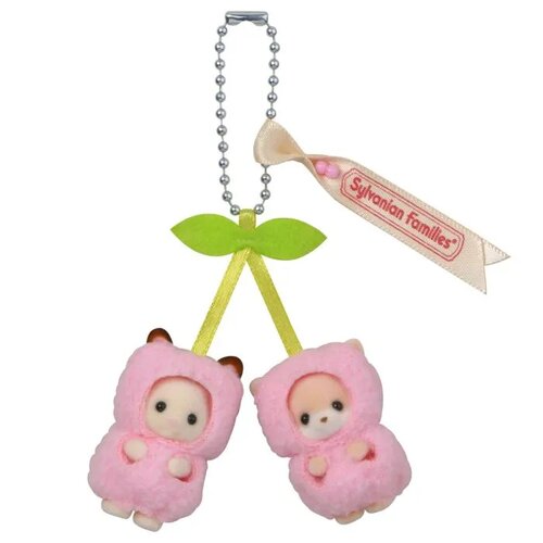 英国正品代购04.14 Sylvanian Families Key Chain 樱桃钥匙扣