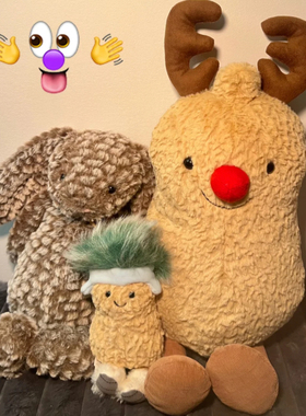 国内现货秒！01.15 Jellycat  Peanut 有趣的麋鹿驯鹿花生超大款