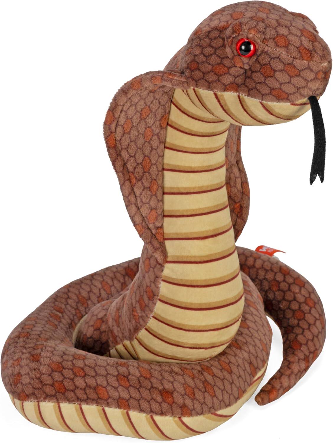 英国代购正品10.19 WILD REPUBLIC 12233 Cobra 眼镜蛇毛绒玩偶